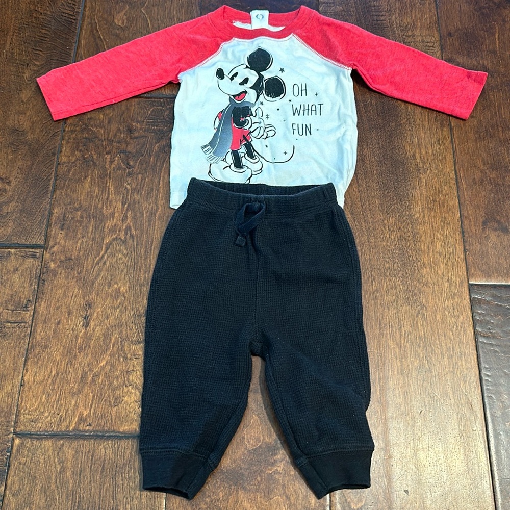 Disney Jumping Beans Baby Boys Mickey Mouse Winter Matching Set